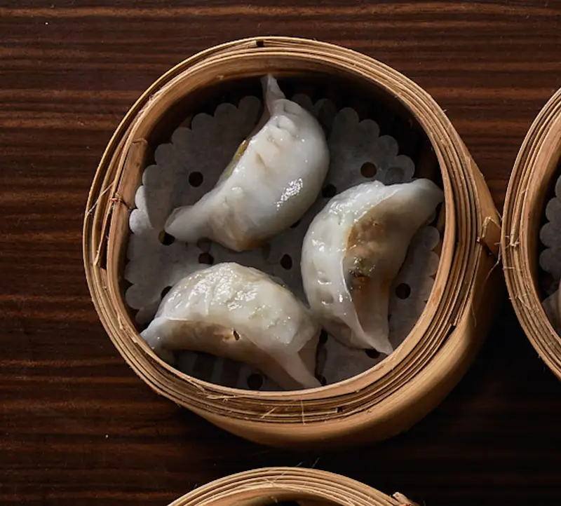 竹笙上素餃