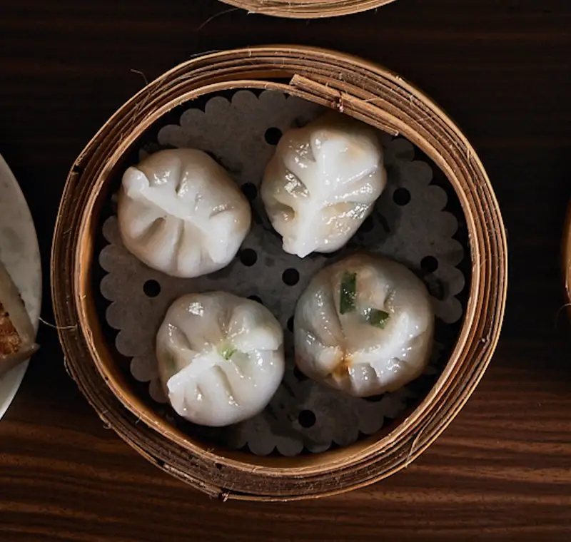 鮮蝦菜苗餃